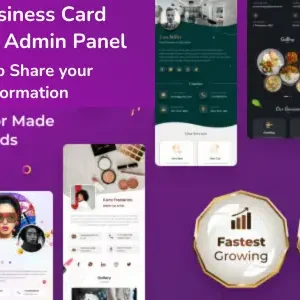 digital business card whitelable admin pannel